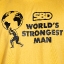 Футболка World's Strongest Man 2021 (жёлтая)